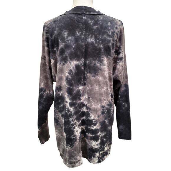 Free People Top Women's We The Free Medium Tie Dye Oversized 100% Cotton Boho - Picture 2 of 9